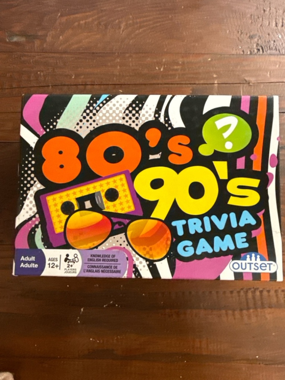 80s 90s Trivia Game Outset Media Complete Cards Sealed Pop Culture Fun